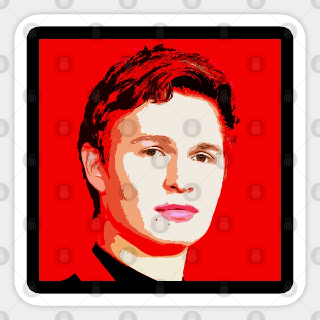 Ansel Elgort Sticker by oryan80